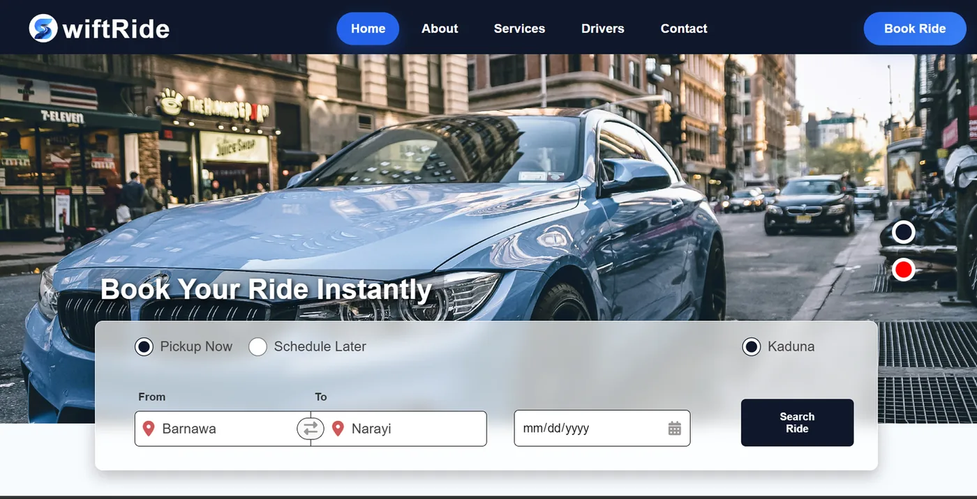 SwiftRide preview